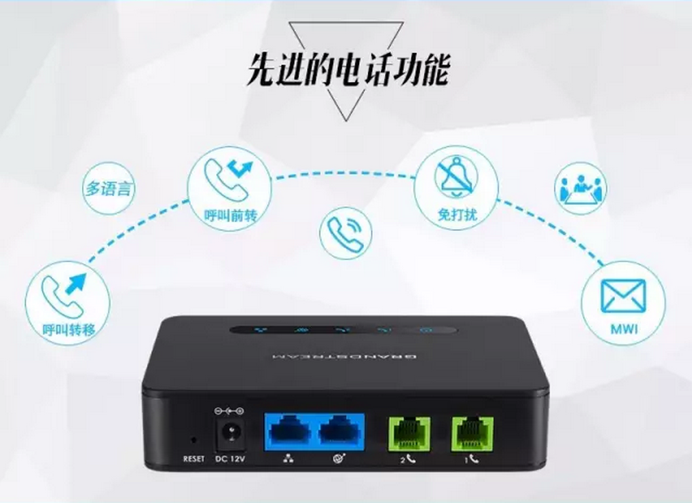 潮流網(wǎng)絡(luò)HT812型雙口語音網(wǎng)關(guān)重磅發(fā)布
