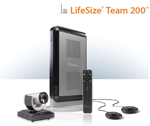 LifeSize Team 200 內置4點MCU高清視頻會議終端