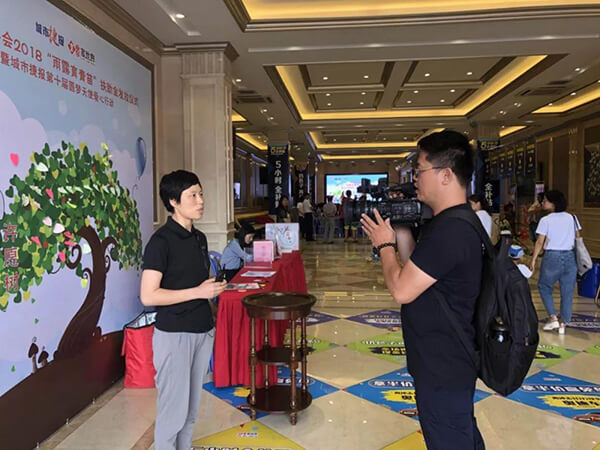 張惠榮副總接受電視臺(tái)采訪