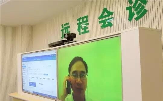 (通過億聯視頻會議系統連線美國華人醫生)