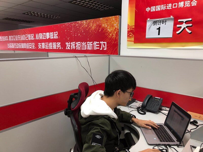（億聯話機為進博會后勤保障協作提供通信技術支持）